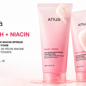 Anua Peach Niacin Spread Cleansing Foam 150ml - Glow Wash