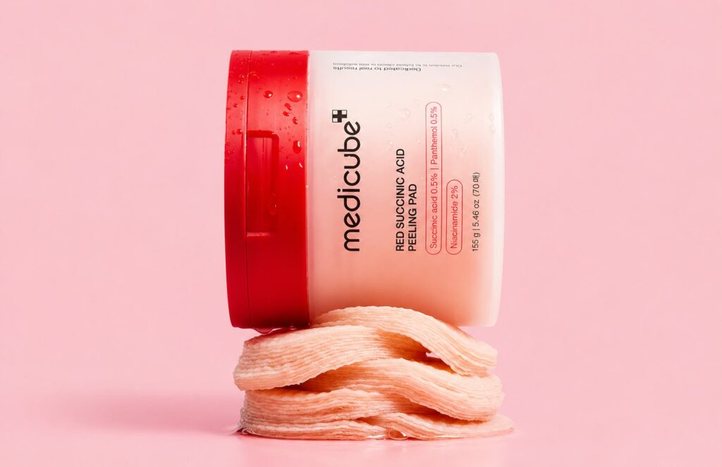 Medicube Red Succinic Acid Peeling Pad Acne Control