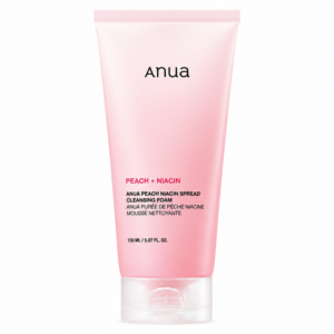 Anua Peach Niacin Spread Cleansing Foam 150ml - Glow Wash