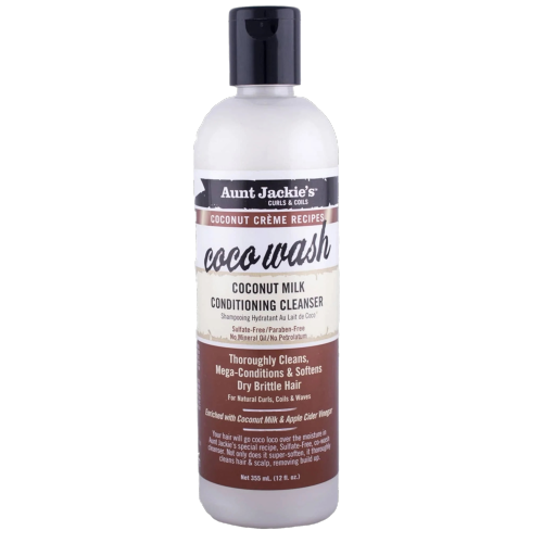 Aunt Jackie’s Coco Wash – Coconut Milk Conditioning Cleanser 355ml