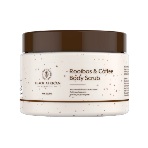 Black African Organics Rooibos & Coffee Body Scrub 250ml