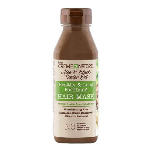 Creme Of Nature Aloe & Black Castor Oil Healthy & Long Fort Hair Mask 355ml