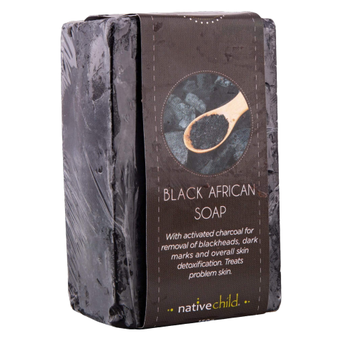 Native Child Black African Soap with Activated Charcoal 100g